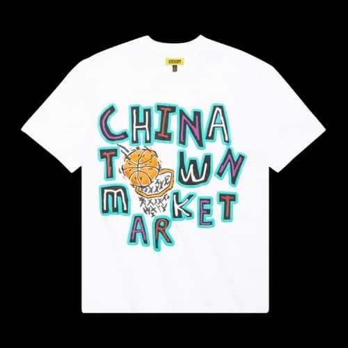 Chinatown Market Parquet Courts Tee 'White'