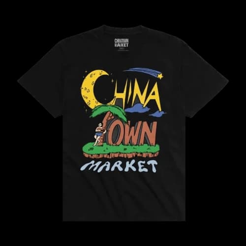 Chinatown Market Shooting Star Vacation Tee 'Black'
