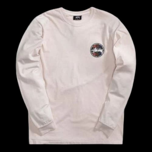 Stussy Surf Dot Pig. Dyed Long Sleeve Tee