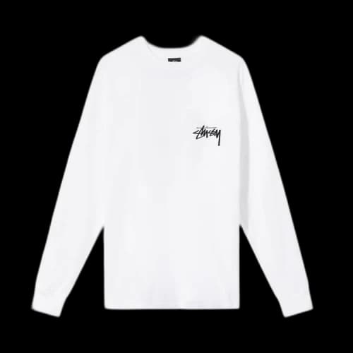 Stussy Ocular Long-Sleeve Tee 'White'
