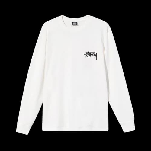 Stussy Weeds Pigment Dyed Long-Sleeve Tee 'Natural'
