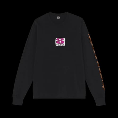 Stussy Equipment Company Pig Dyedlong-Sleeve 'Black'