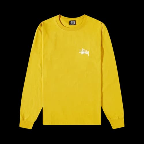 Stussy Basic Long-Sleeve Tee 'Honey'