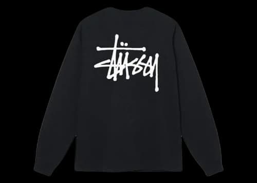 Stussy Basic L/S Tee (SS22) Black