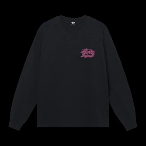 Stussy Slugger Long-Sleeve Tee 'Black'