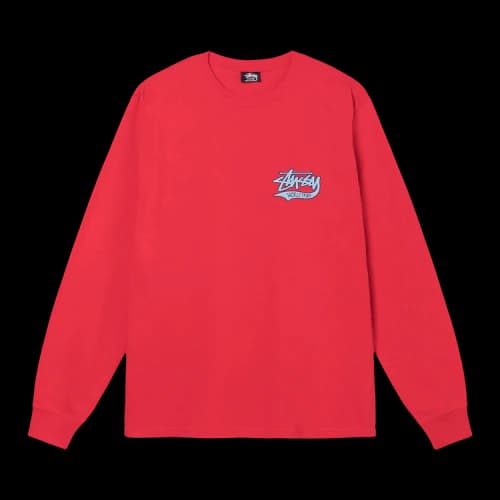 Stussy Slugger Long-Sleeve Tee 'Red'