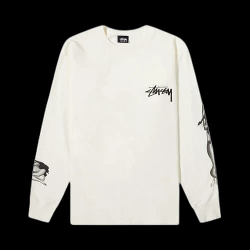 Stussy Venus Pigment Dyed Long-Sleeve Tee 'Natural'