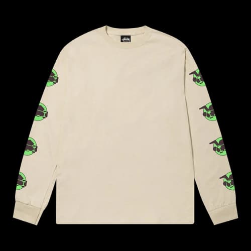 Stussy Skateman Long-Sleeve Tee 'Putty'
