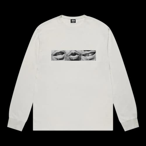 Stussy Phonetic Pigment Dyed Long-Sleeve Tee 'Natural'