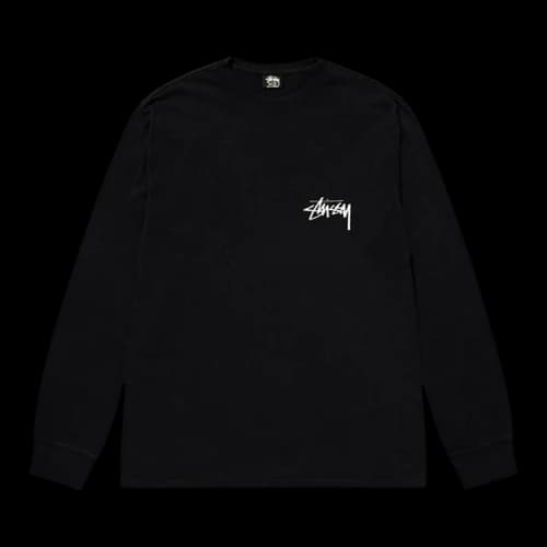 Stussy 8 Ball Fade Long-Sleeve Tee 'Black'