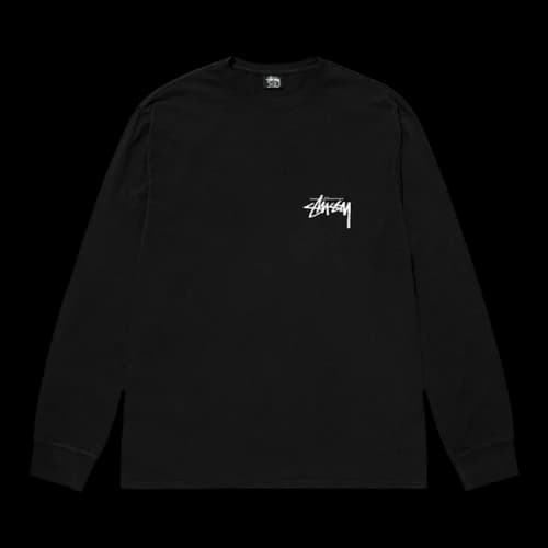 Stussy How We're Livin' Pigment Dyed Long-Sleeve 'Black'