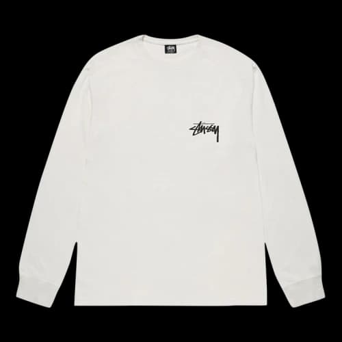 Stussy How We're Livin' Pigment Dyed Long-Sleeve 'Natural'