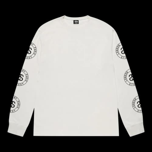 Stussy Seal Pigment Dyed Long-Sleeve Tee 'Natural'