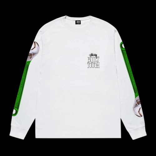 Stussy Wrench Long-Sleeve Tee 'White'