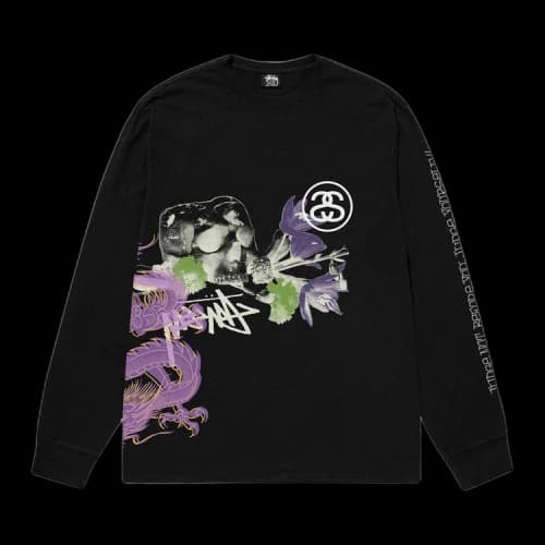 Stussy Strike Long-Sleeve Tee 'Black'