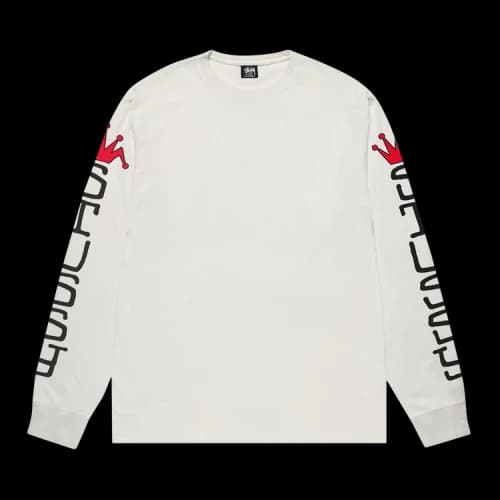Stussy Pigment Dyed Jumbo Long-Sleeve Tee 'Natural'