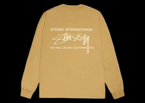 Stussy Smooth International L/S Tee Curry