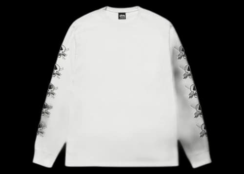Stussy Foils L/S Pigment Dyed Tee Natural
