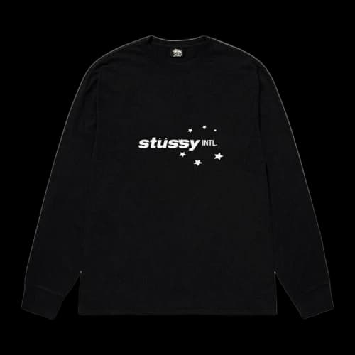Stussy Star Sport Long-Sleeve Tee 'Black'