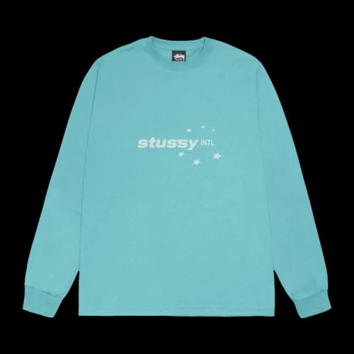 Stussy Star Sport Long-Sleeve Tee 'Ocean'