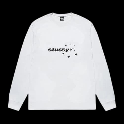 Stussy Star Sport Long-Sleeve Tee 'White'