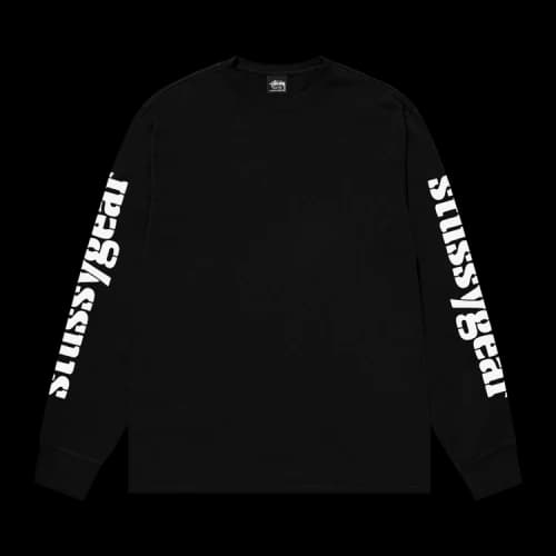 Stussy Gear Long-Sleeve Tee 'Black'