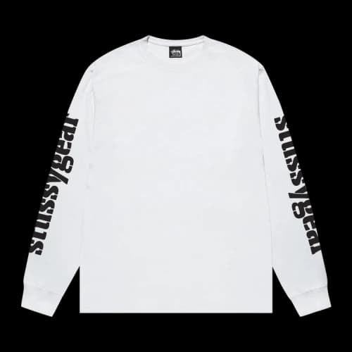 Stussy Gear Long-Sleeve Tee 'White'