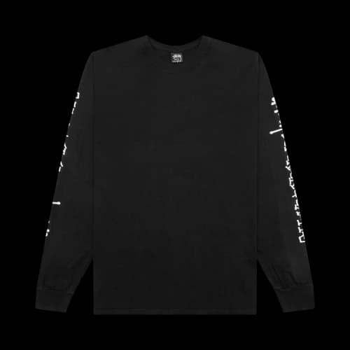 Stussy Superior Quality Pigment Dyed L/S Tee Black