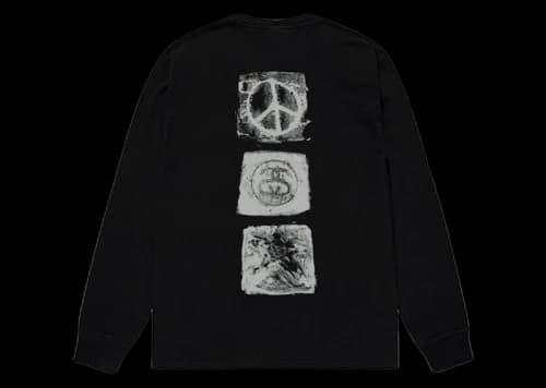 Stussy Mono L/S Tee Black