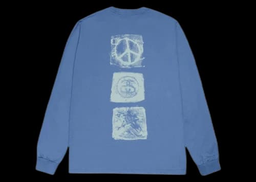 Stussy Mono L/S Tee Pacific