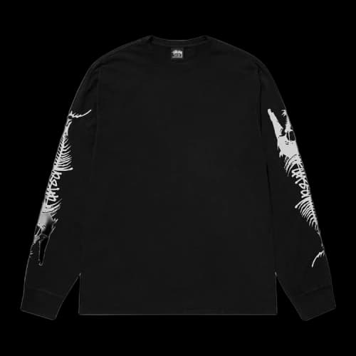 Stussy Barracuda Long-Sleeve Tee 'Black'