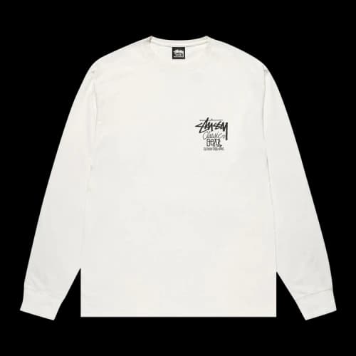 Stussy Classic Gear Long-Sleeve Tee Pigment Dyed 'Natural'