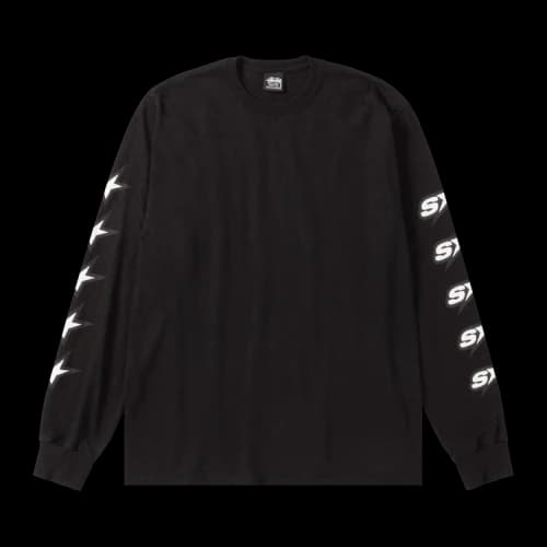 Stussy Speedway L/S Tee Black