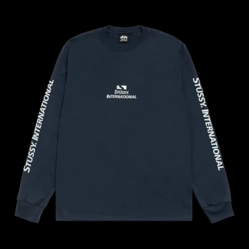 Stussy International Long-Sleeve Tee 'Navy'