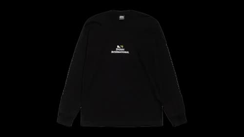 Stussy International L/S Tee Black