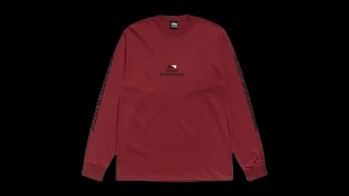 Stussy International L/S Tee Wine