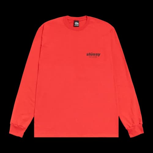 Stussy Rollers Long-Sleeve Tee 'Cayenne'