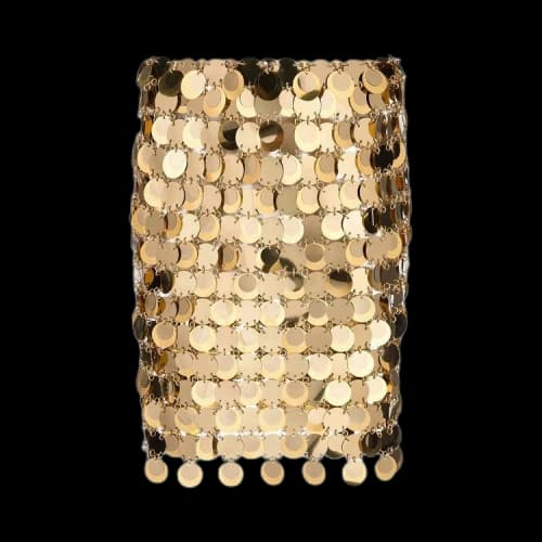 Paco Rabanne Jupe Mini Skirt 'Gold'