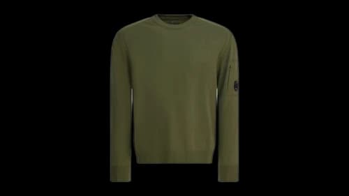 C.P. Company Wool Crewneck Sweater Green