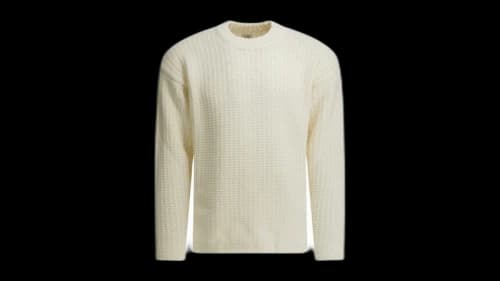 C.P. Company Wool Crew Neck Sweater White