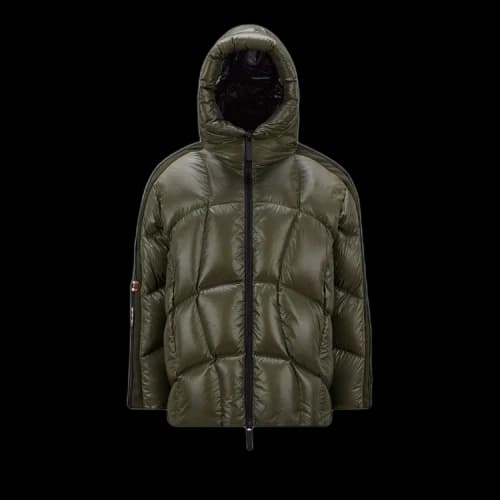 Moncler x adidas Beiser Short Down Jacket 'Dark Green'