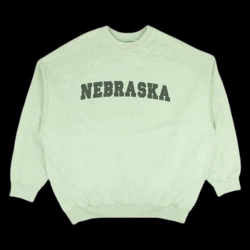 Raf Simons Nebraska Crewneck Sweatshirt 'Green'