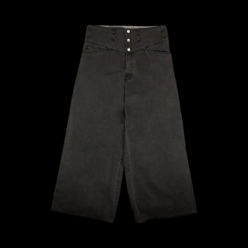 Raf Simons Wide Oversized Denim Bandana Pants 'Grey'