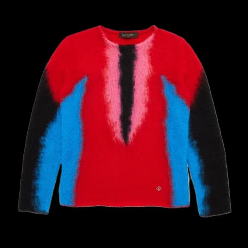 Louis Vuitton x Kim Jones Impala Mohair Knit Sweater 'Red'