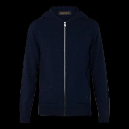 LOUIS VUITTON FW21 Solid Color Zipper Blue