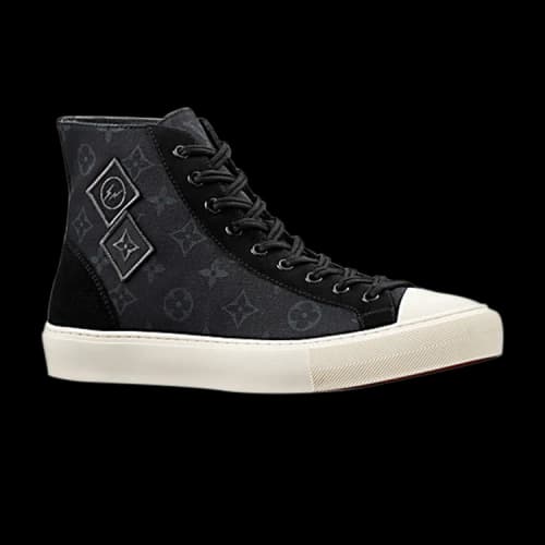 Louis Vuitton Tattoo Sneaker Boot 'Black'