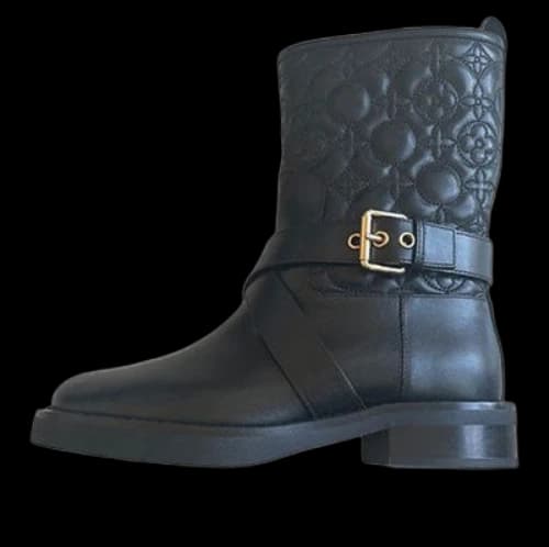 LOUIS VUITTON Quilted Boots 'Black' (Women's)