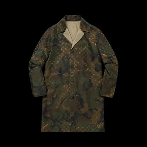 Louis Vuitton x Supreme Reversible Trench Coat 'Camo'