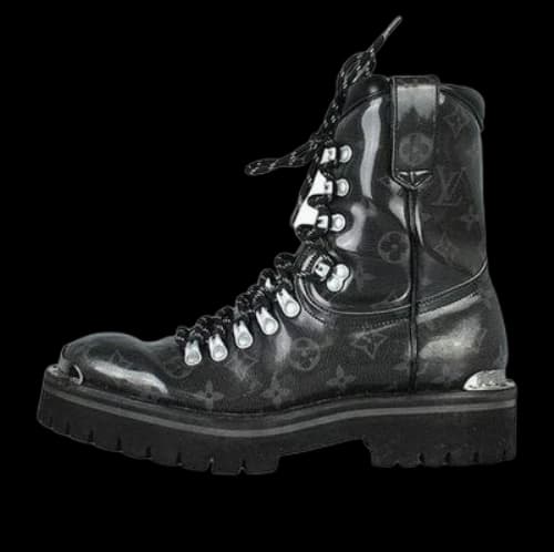 LOUIS VUITTON Outland Boots 'Black with Monogram'