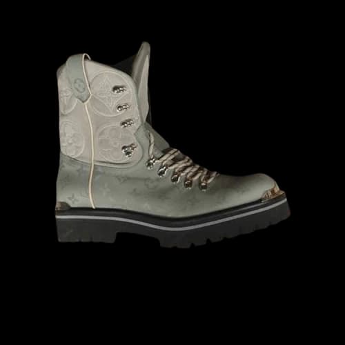 Louis Vuitton Outland Ankle Boot 'Monogram Titanium'